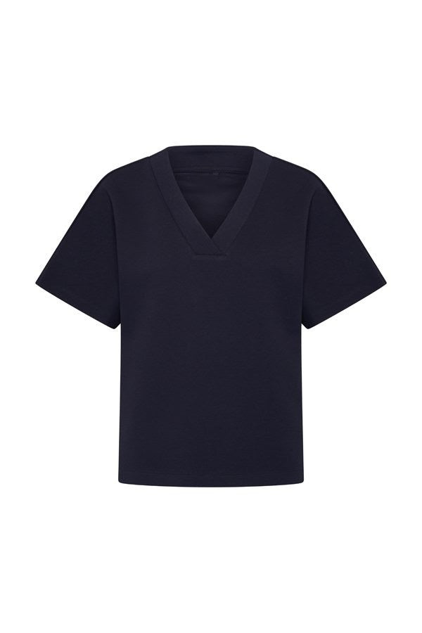 Top Sweat V-Neck Dark blue 251040