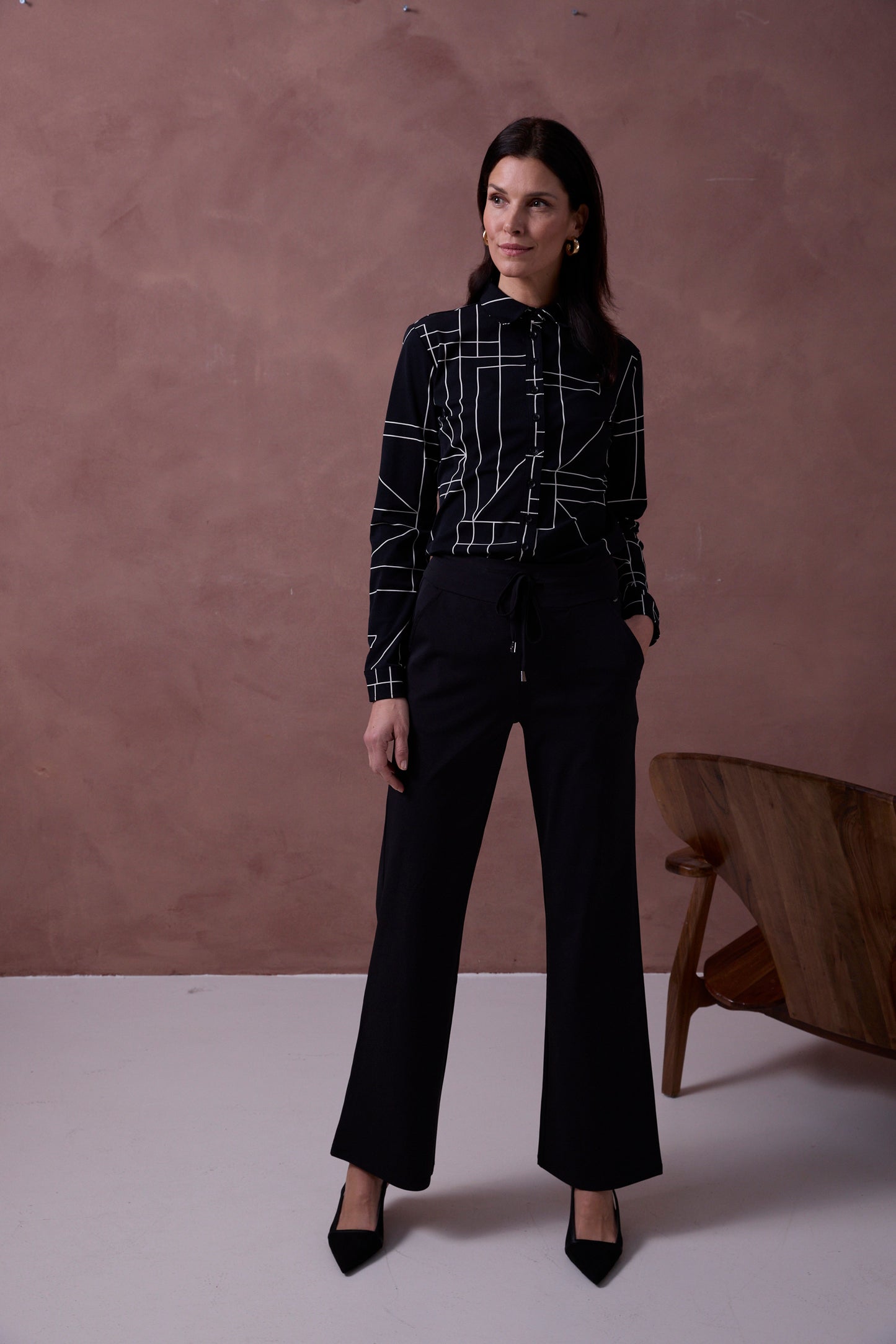 Mi-Piace Broek Straight - MP202089