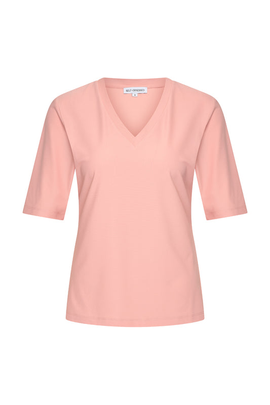 Twill Top- Mellow rose
