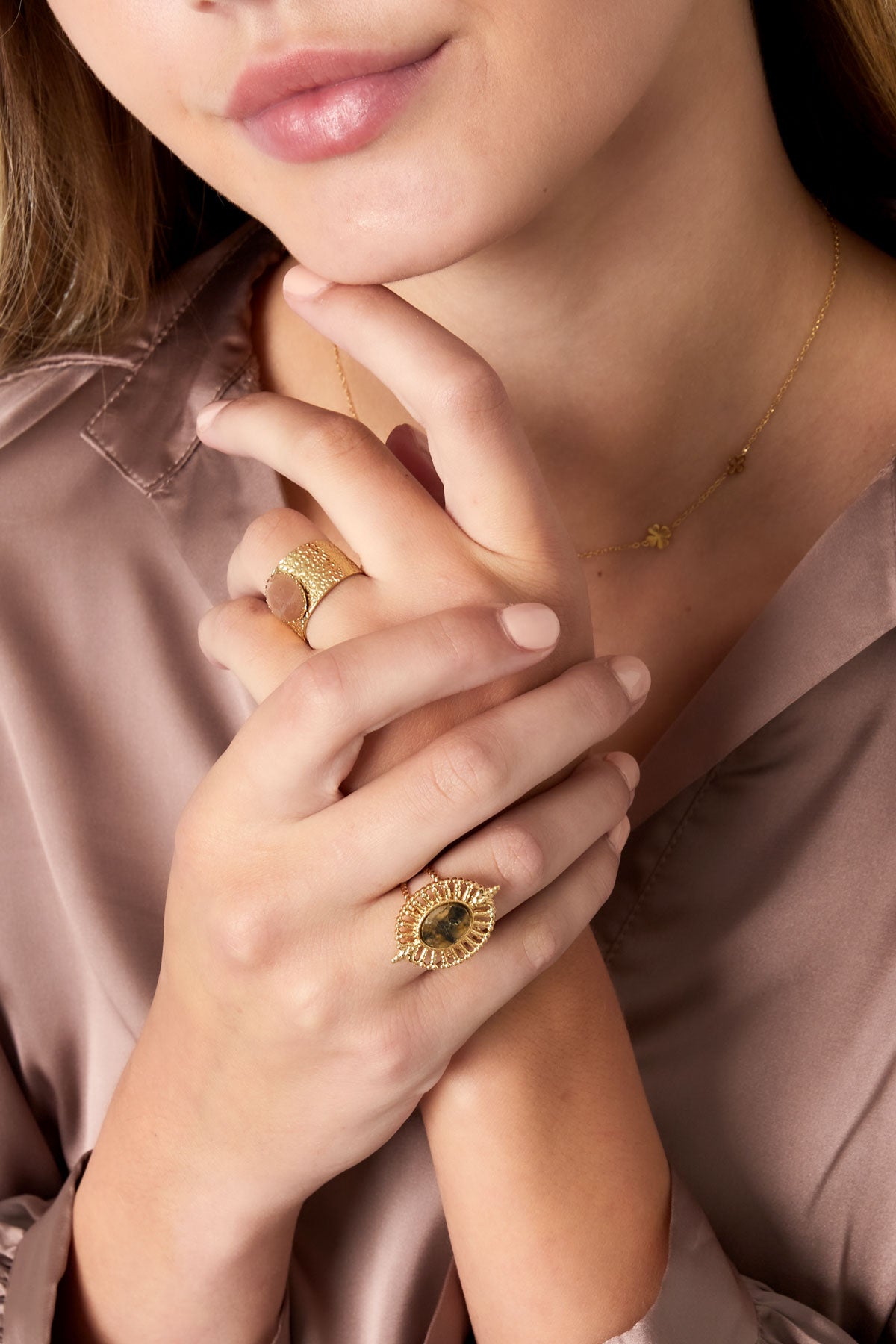 Green Moss Ring