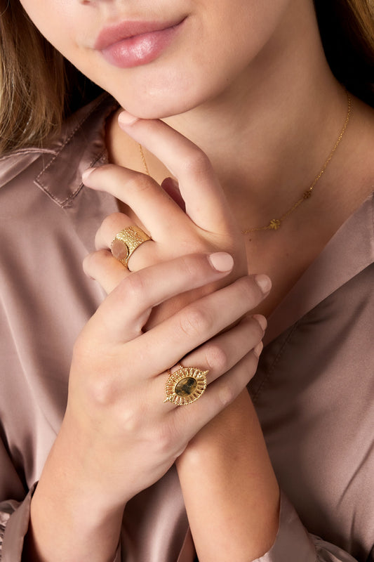 Green Moss Ring