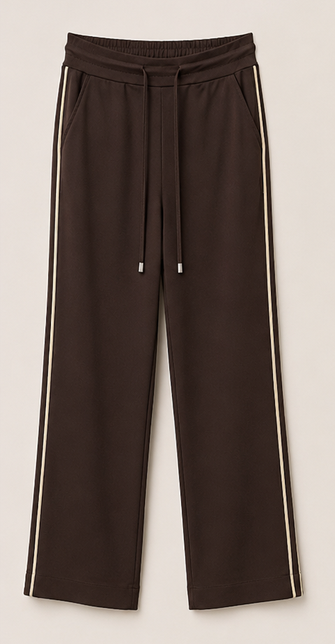 Twill broek met bies- 251019