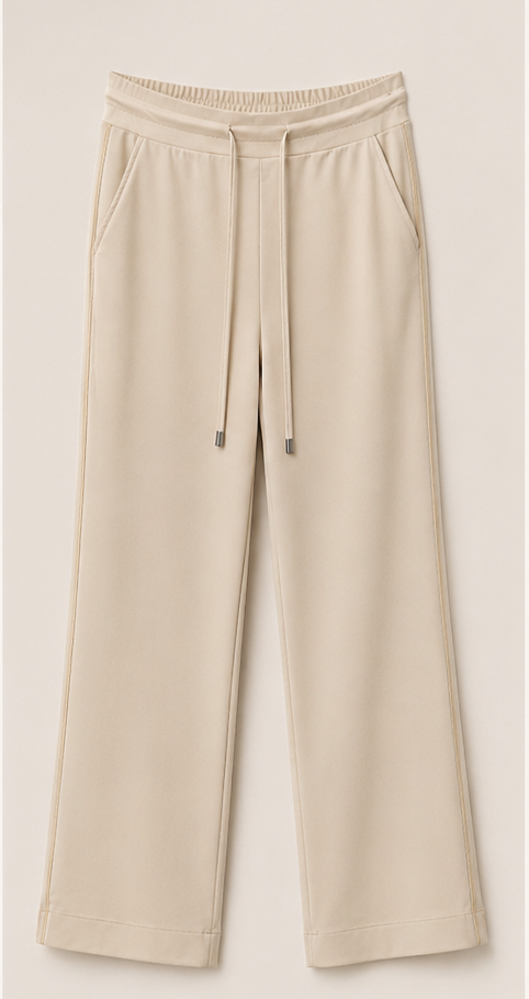 Twill broek met bies- 251019