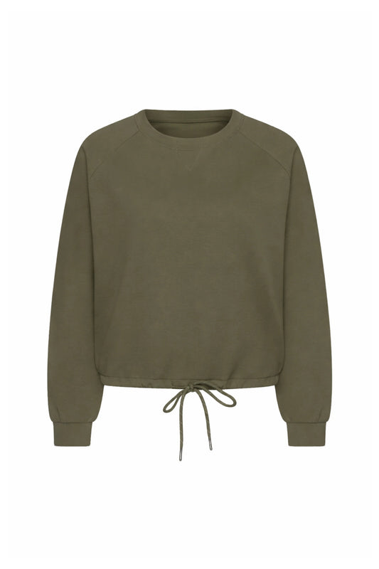 Top Sweat Cord Olive 251038