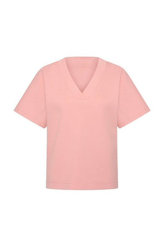 Top Sweat V-Neck Mellow rose 251040