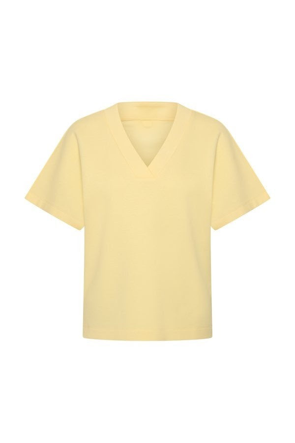 Top Sweat V-Neck Lemon Yellow 251040