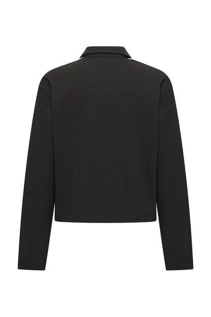 Sweat Jacket Contrast Stripe