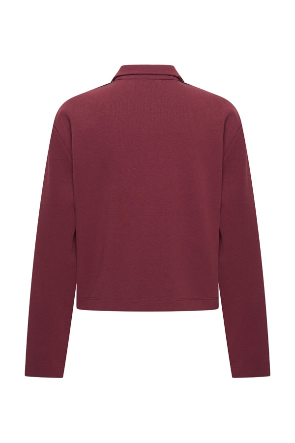 Sweat Jacket Contrast Stripe