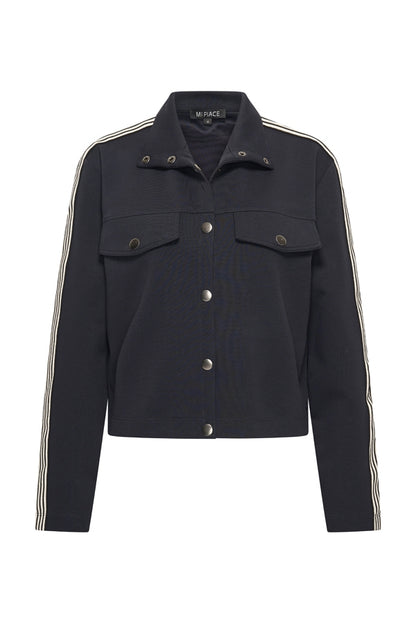 Sweat Jacket Contrast Stripe