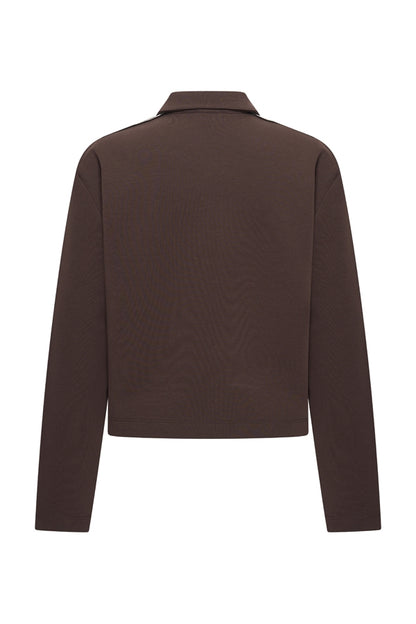 Sweat Jacket Contrast Stripe