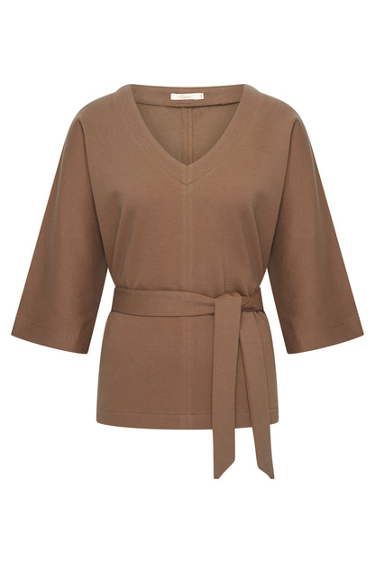 Honey | Top met ceintuur