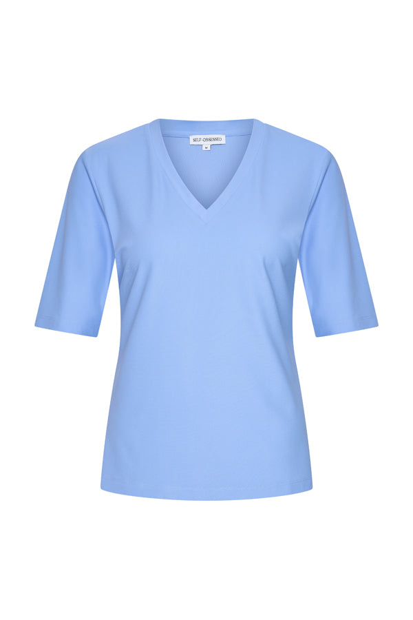 Twill top- Lavender Blue