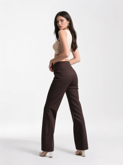 Twill Broek- Espresso